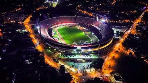 Aerial Photography Of Stadium